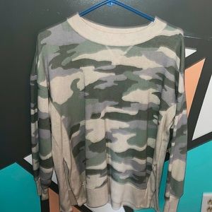 Tan camo sweater